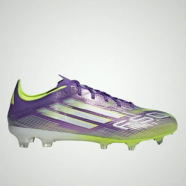 adidas F50 Pro Firm Ground Soccer Cleats Mens Purple Sneakers Athletic Shoes JH7