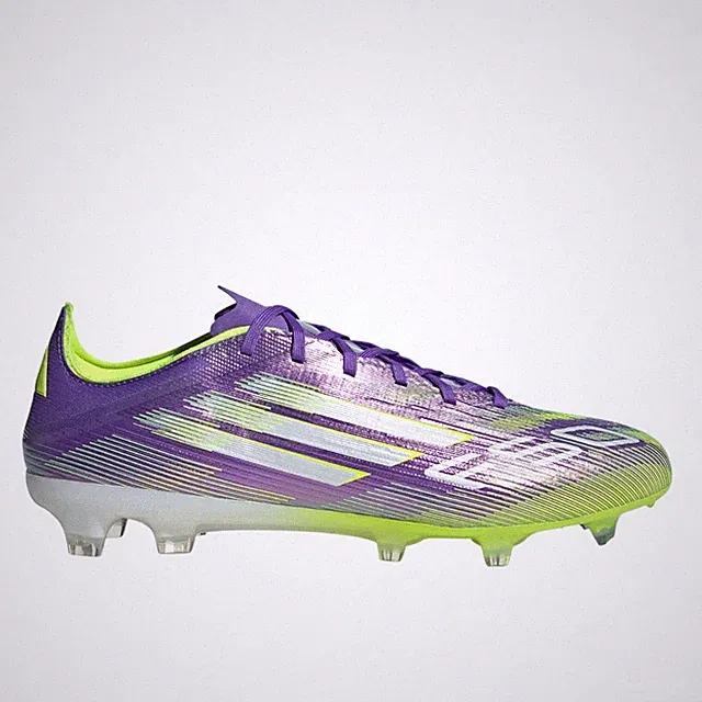 adidas F50 Pro Firm Ground Soccer Cleats Mens Purple Sneakers Athletic Shoes JH7