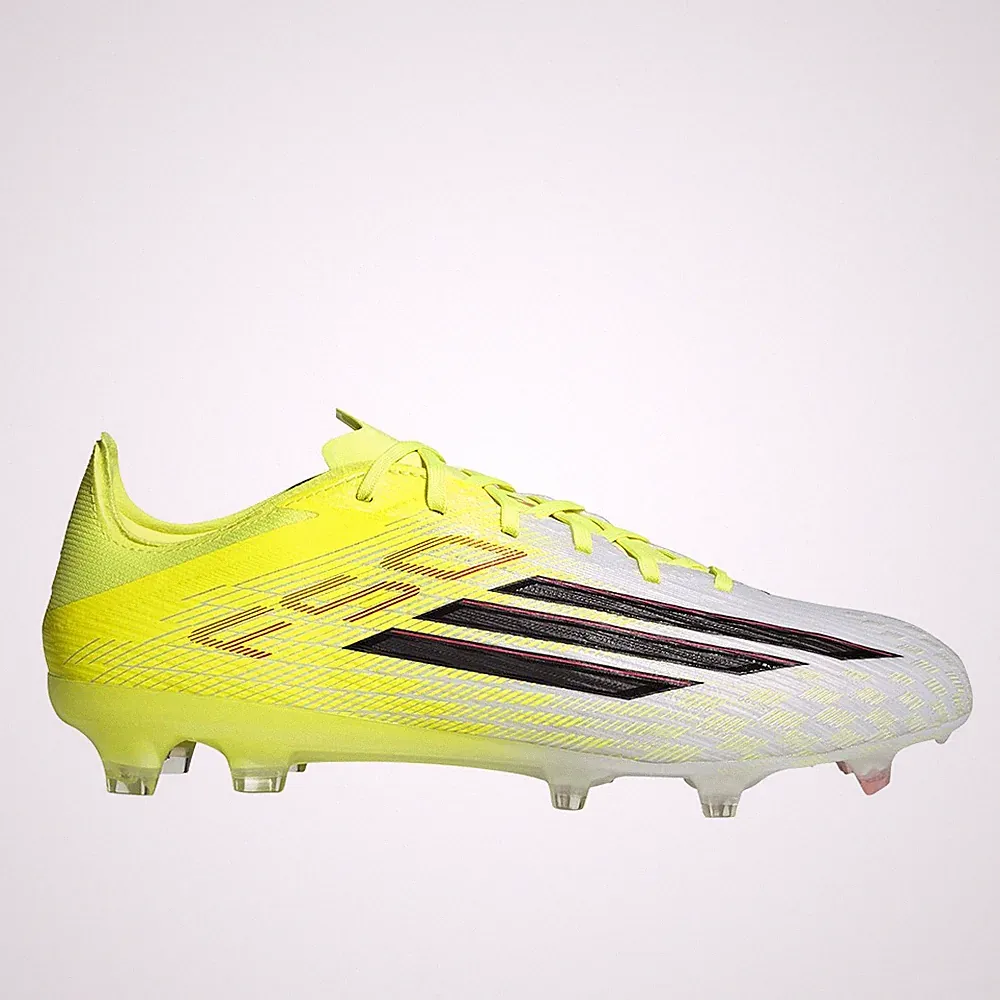 adidas F50 Pro Firm Ground Soccer Cleats Mens Yellow Sneakers Athletic Shoes JR8