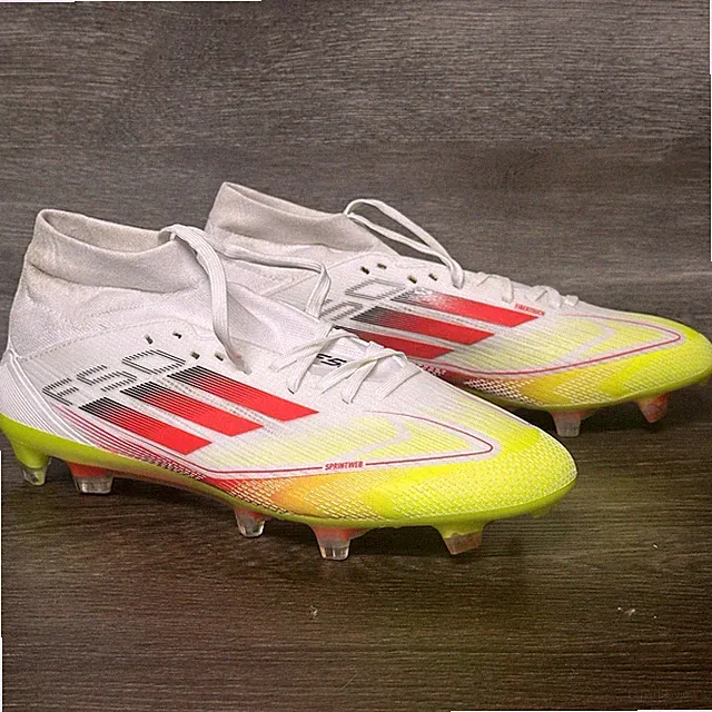 adidas F50 Pro Mid FG Soccer Cleats Women's Size 9 White IE1462