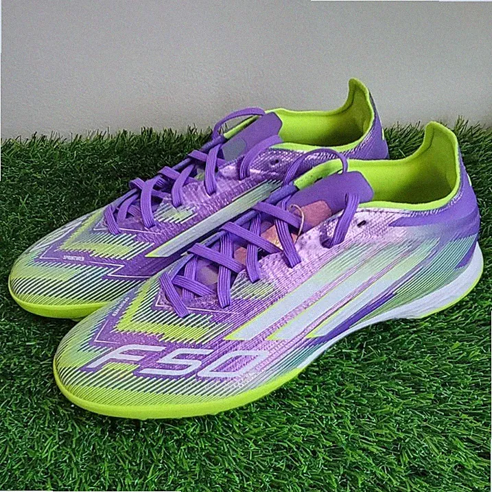 adidas F50 Pro TF Turf Soccer Cleats Purple US 6.5
