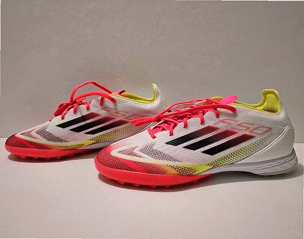 Adidas F50 Pro Turf Red White Men's Indoor Soccer Cleats Shoes Sz 8 (IE1220)