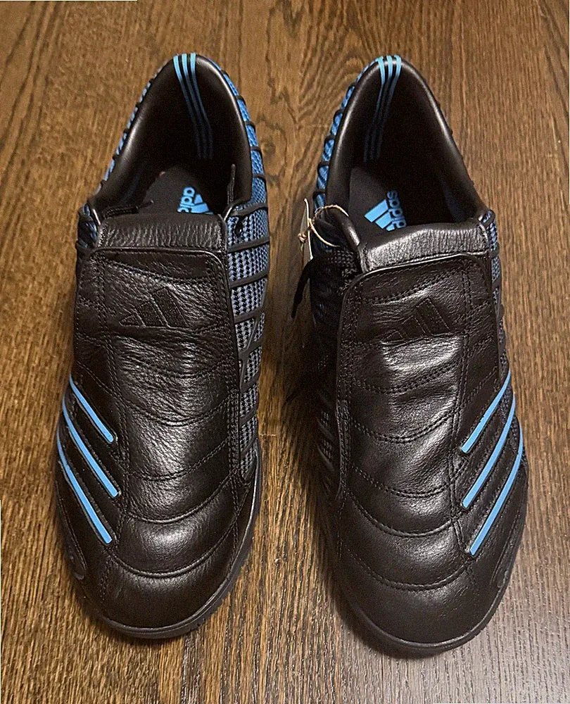 Adidas F50 Sala Black Sky Rush Indoor Soccer Cleats HQ9243 Men's Size 11 1/2