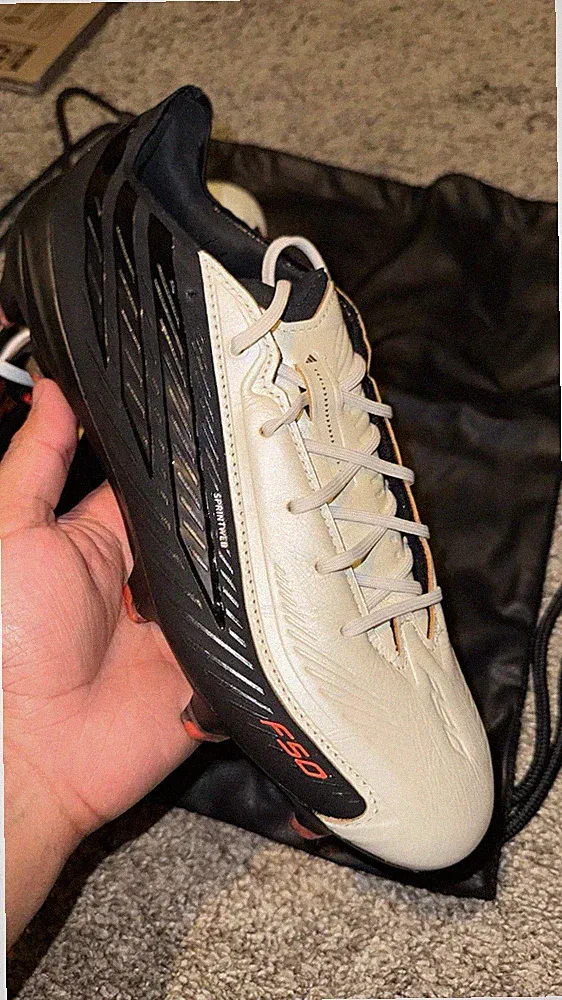 adidas F50 soccer Cleats Black White Men's US 7.5 D Medium adidas F50