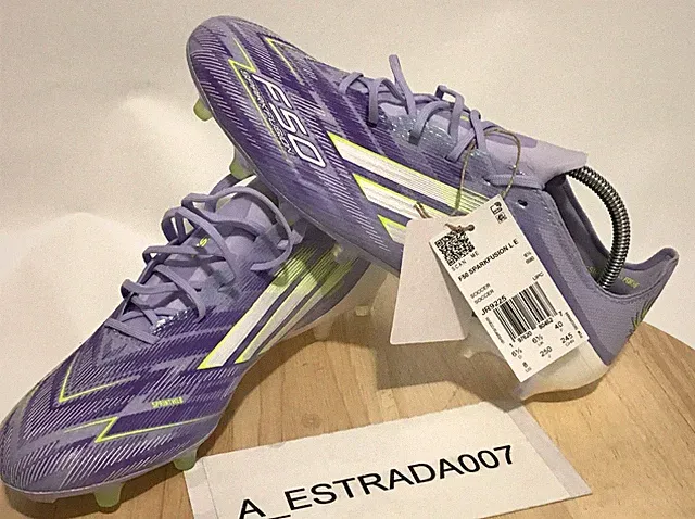 Adidas F50 Sparkfusion Elite FG/AG Soccer Cleats Violet Womens 8/ Mens 7- JR9225