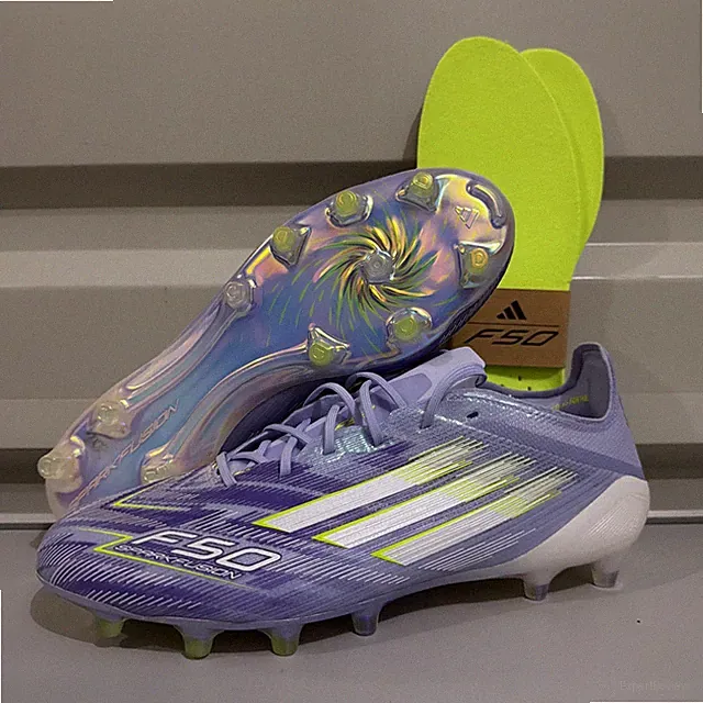 Adidas F50 Sparkfusion Elite FG/AG Soccer Cleats Violet Womens Size 7.5 JR9225