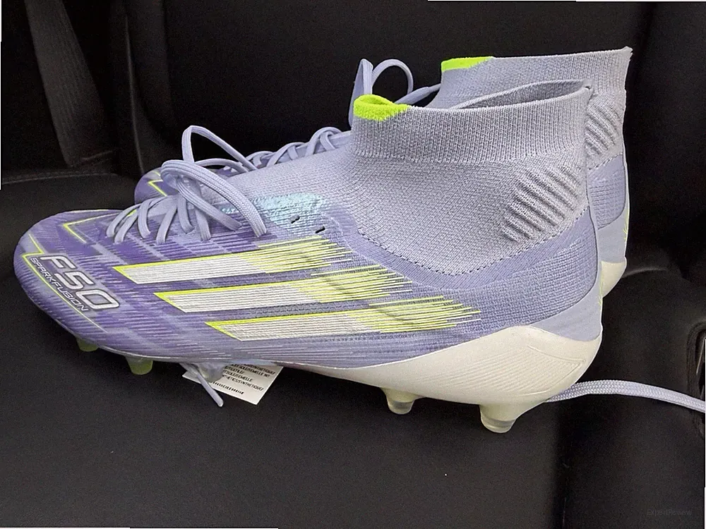 Adidas F50 Sparkfusion Elite FG/AG Soccer Cleats Violet Womens Size 8.5 JH7648
