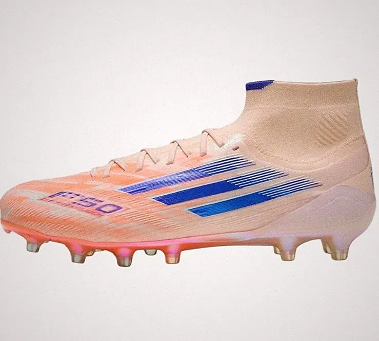 adidas F50 Sparkfusion Elite Mid FG AG Soccer Cleats Orange Women Size 10 JH7647