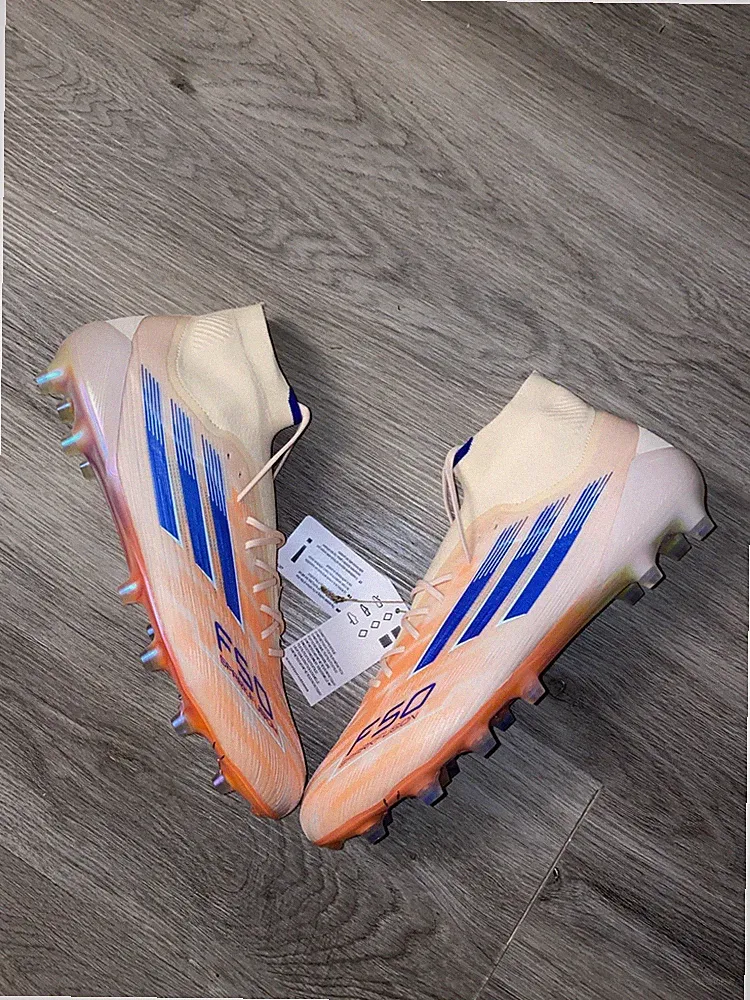 adidas F50 Sparkfusion Elite Mid FG Soccer Cleat Orange Women JH7647 Size 12.5