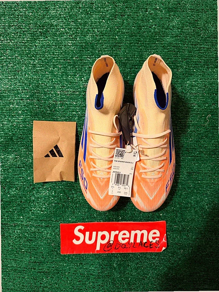 Adidas F50 Sparkfusion Elite Soft Ground Soccer Cleats Womens 7 Orange JH7653