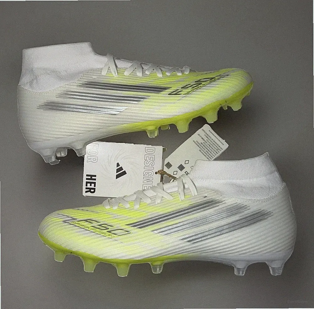 Adidas F50 Sparkfusion League Soccer Cleats White Women's Size 9 JP8350 NEW