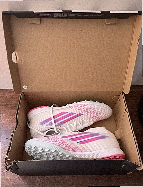 adidas F50 Sparkfusion League TF Women’s Soccer Turf Cleats White US 11