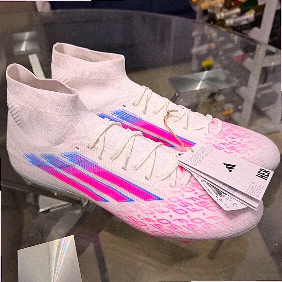 adidas F50 Sparkfusion Pro Soccer Cleats White Women’s US 13 MENS 12