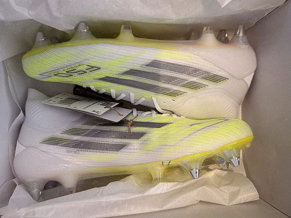 Adidas F50 SparkFusion Women's SG Soft Ground Soccer Cleat size 10 White New