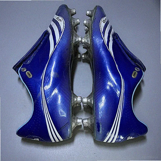 Adidas F50 Tunit Blue/White Soccer Cleats US 9,5 UK 9 f50 50.7 2006 year Vintage
