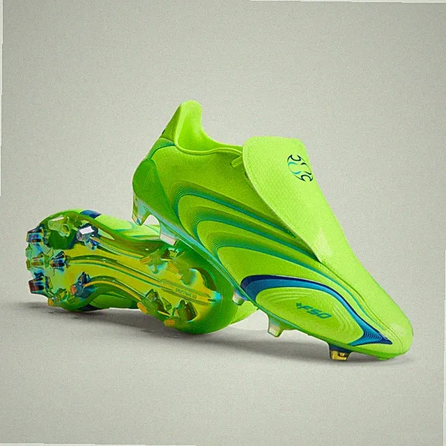 adidas F50 TUNIT Firm Ground Football Boots IH8942 Lemon Royal Blue Aquamarine