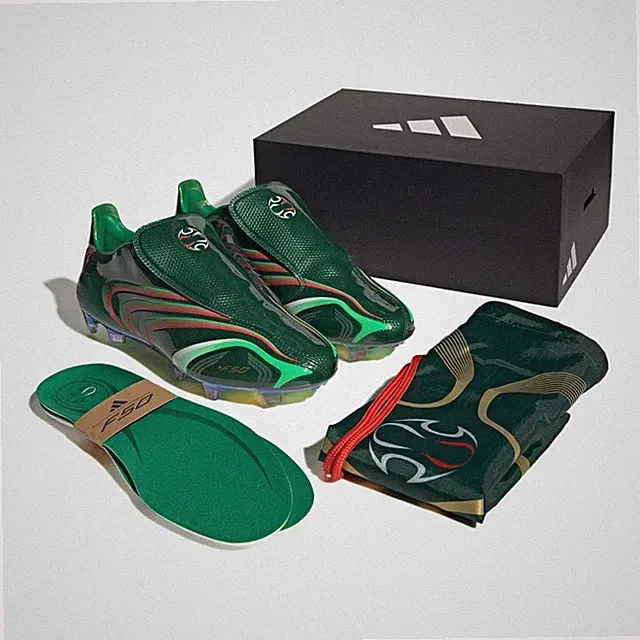 adidas F50 TUNIT Firm Ground Football Boots KH8141 Amazon Green Flash Lime Red