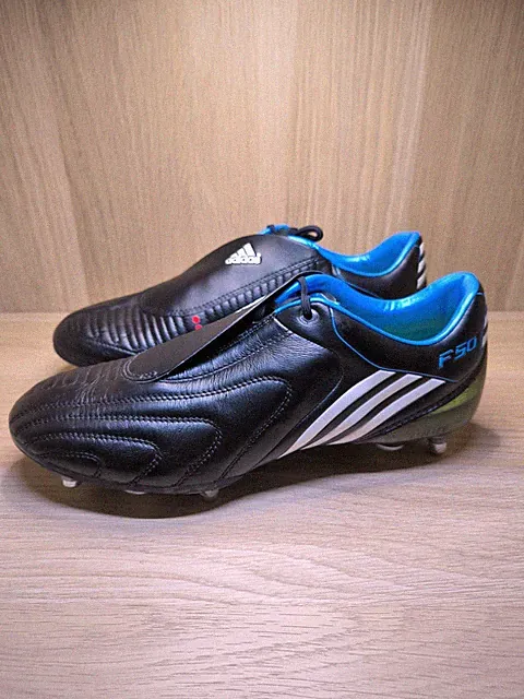 Adidas F50i TUNIT K LEATHER US 8.5 UK 8 SOCCER CLEATS FOOTBALL BOOTS LIGHTWEIGHT