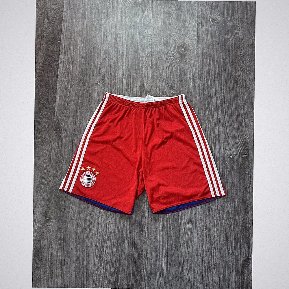 Adidas Fc Bayern Red Soccer Shorts Men