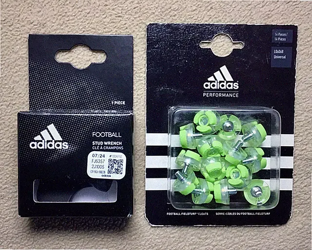 Adidas Field Turf Stud & Tool Set Soccer/Football Cleats fit SG Nike/Puma & more