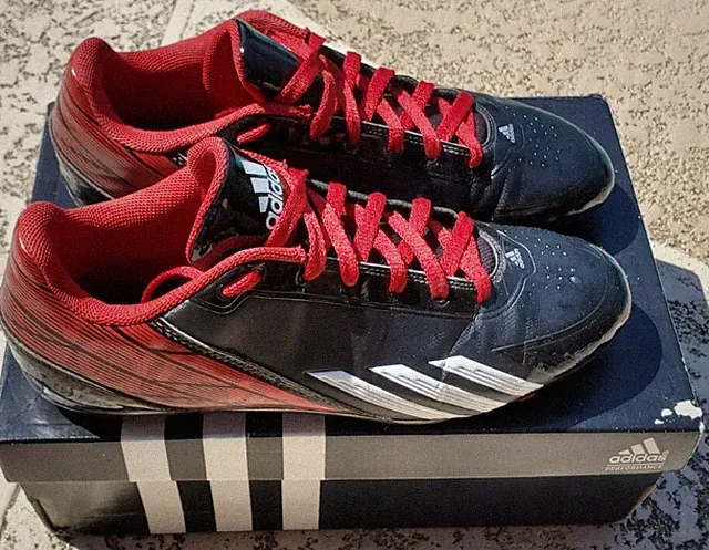 Adidas Filthy Speed Low D Performance Football Cleats Mens 10 PRE-OWNED W/ BOX
