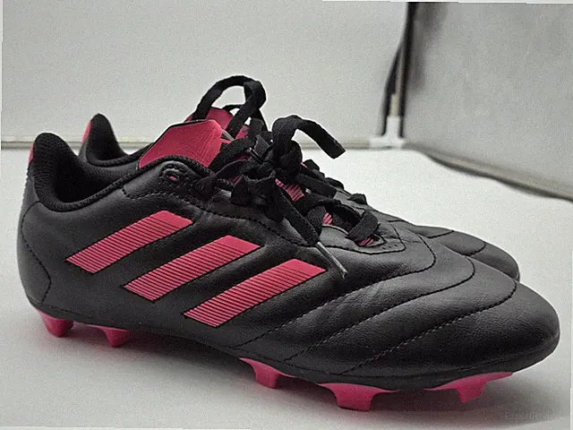 Adidas Firm Ground Soccer Cleat Shoes boys 4 Goletto VIII Pink Football AGX6907