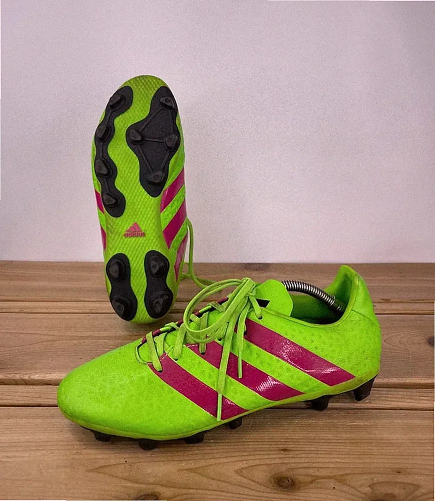 Adidas Firm Ground Soccer Cleats – Neon Green/Pink – Men’s Size 8