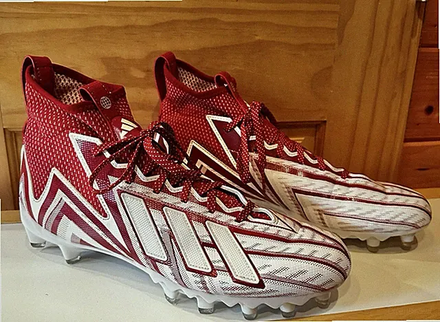 Adidas Football Cleats Men’s Freak 23 Inline Size 12 White Power Red L@@K VGC