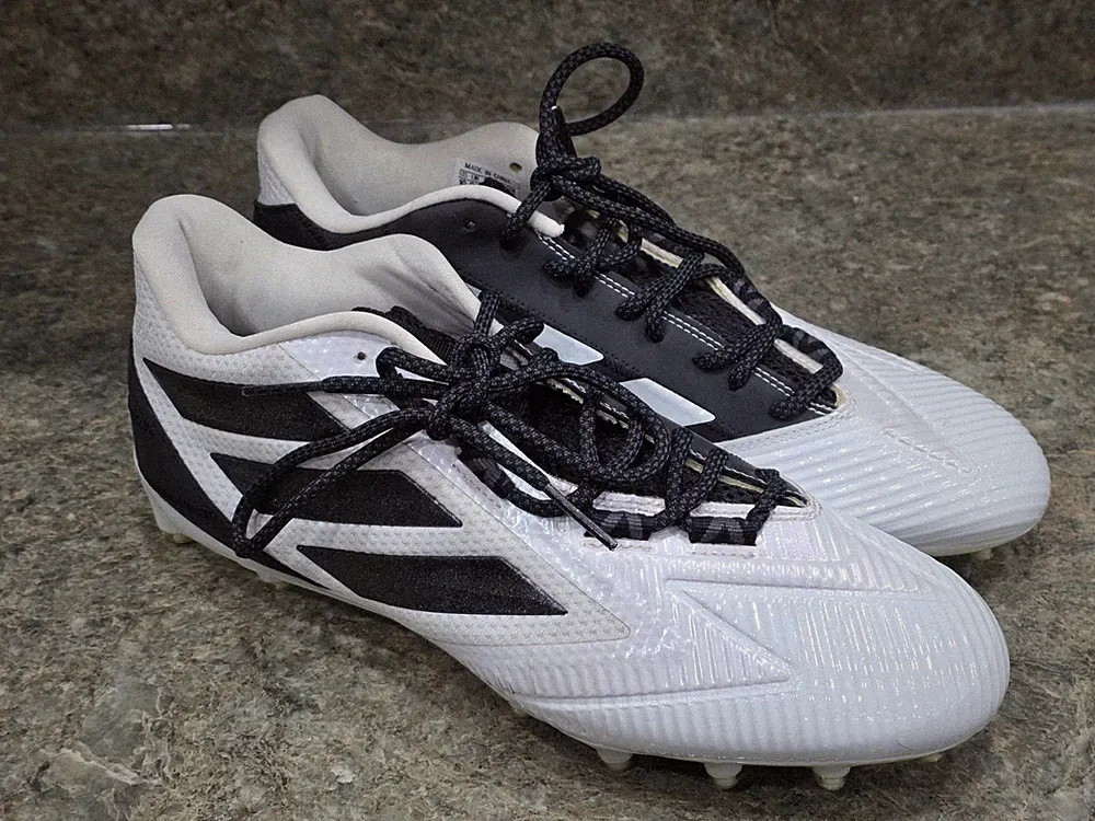 Adidas Football Soccer Cleats Black White Men Sz 10 CLU 600001 Art Eg1308 Freak