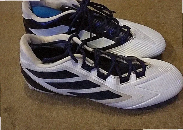Adidas Football Soccer Cleats Blue White Men Sz 11 CLU 600001 Art F97403 Freak