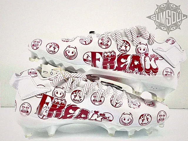 ADIDAS FREAK 22 BIG MOOD FOOTBALL CLEATS DSG SM WHITE RED GZ6901 sz 13
