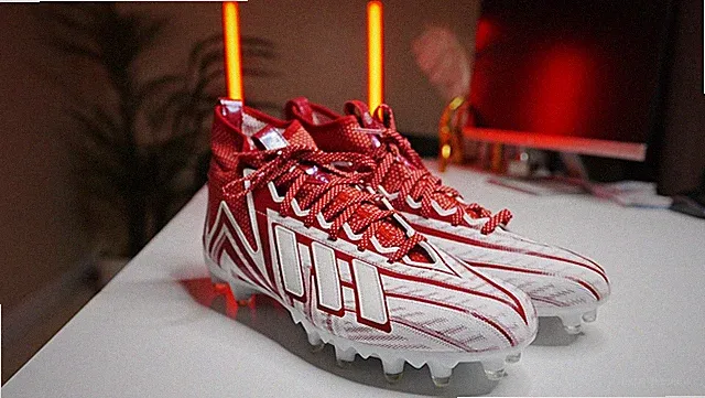 Adidas Freak 23 Inline Football Cleats White Power Red GW1740 Men’s Size 12.5