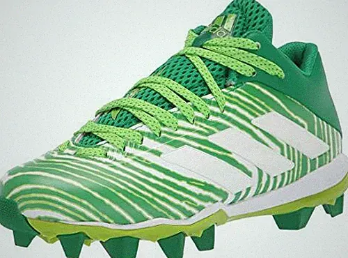 adidas Freak Mid 20 Football Shoe, Green/White/Green, 11 US Unisex Little Kid