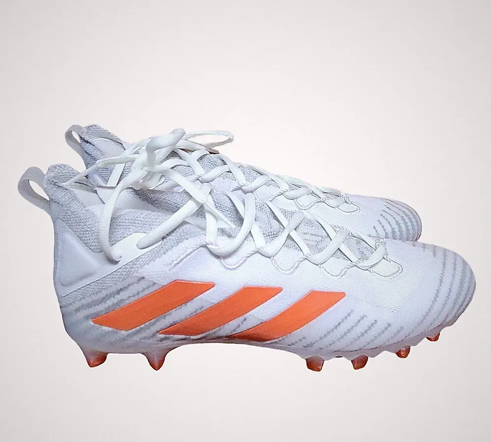 Adidas Freak Ultra Primeknit Boost FX1300 Men Sz 13.5 White Gray Football Cleats