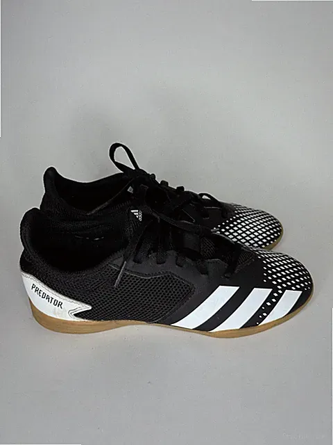 Adidas FW9224 Shoes Indoor Soccer Lace Up Youth Size 38 US 5.5