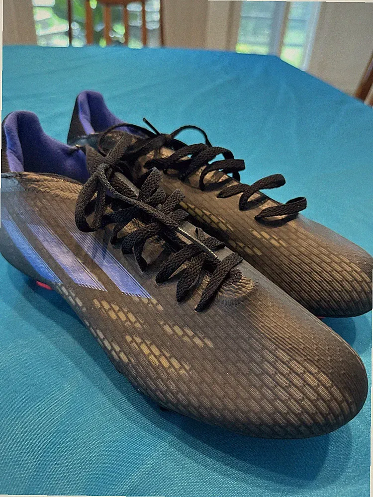 Adidas FY3308 X Speedflow.3 TF Soccer Cleats Black Turf Shoes Men Size 8.5