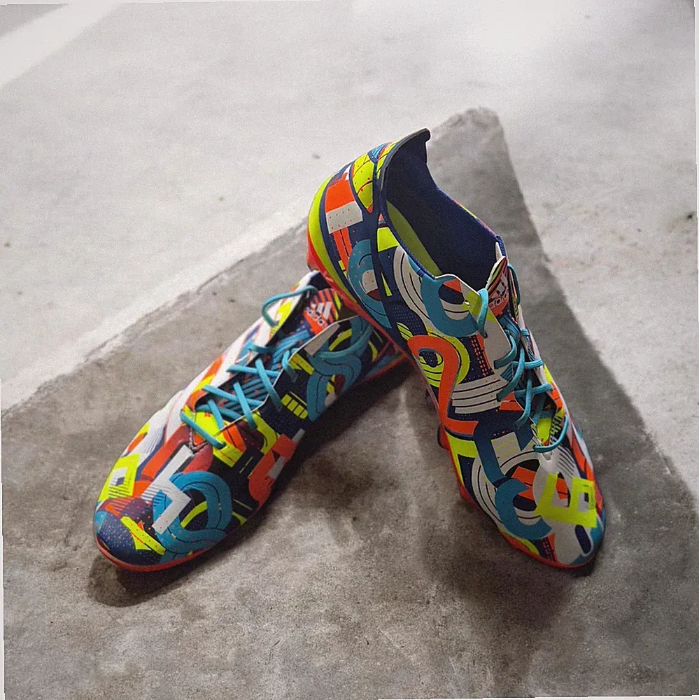 Adidas Gamemode FG 'Graphic Print' Size 7.5 Soccer Cleats