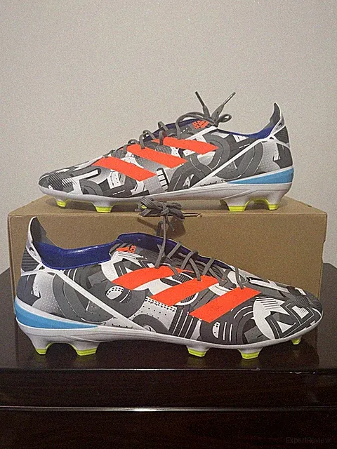 Adidas Gamemode FG Men's Size 12 GV6860 Grey & White Multi Color Soccer Cleats