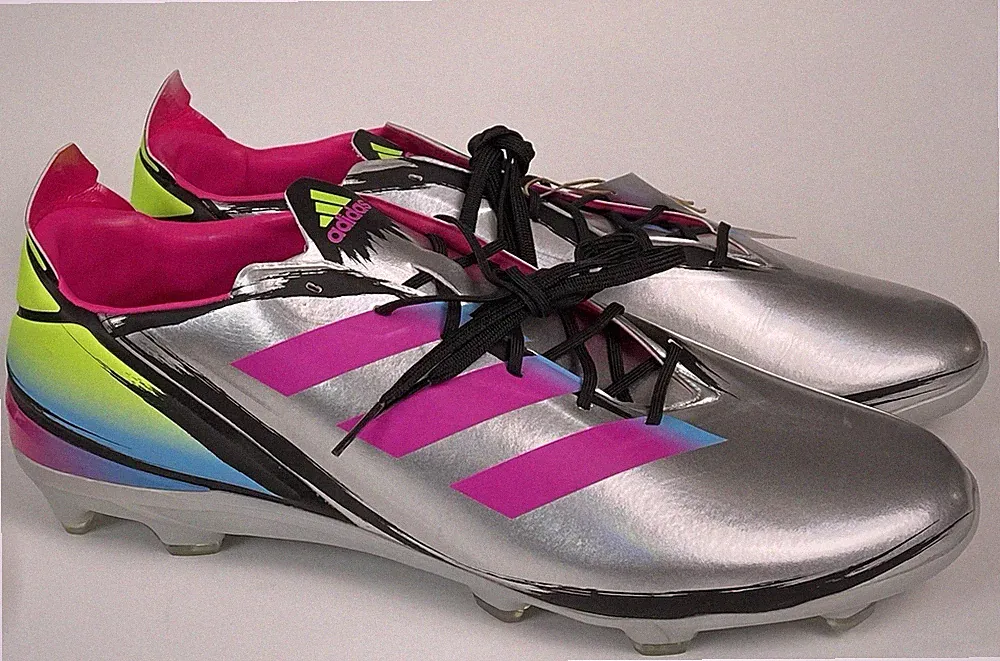adidas Gamemode FG Soccer Cleats GY7535 Silver Pink Men 13 Women 14 NWT