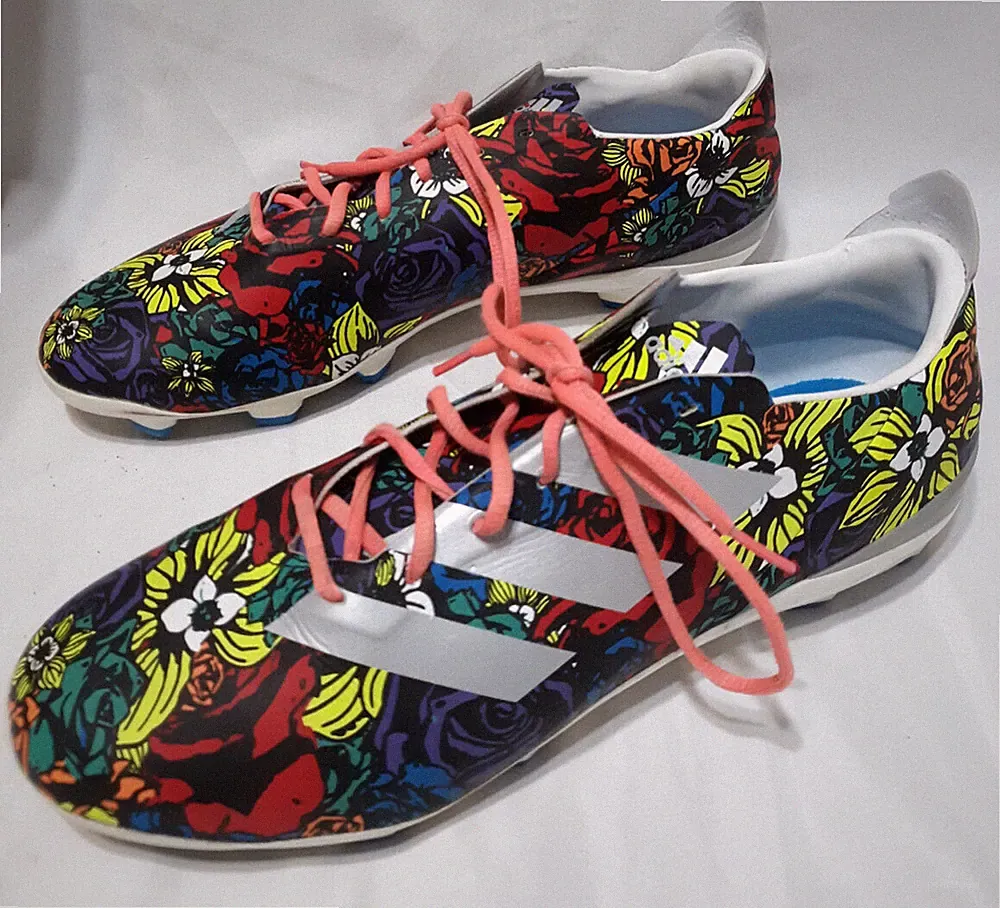 Adidas Gamemode Firm Ground Soccer Cleats Womens Size 11.5 Floral Pattern GW8541