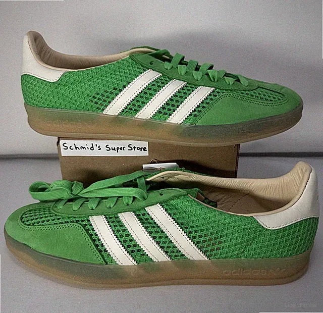 Adidas Gazelle Indoor JH5417 Men's Size 13 Energy Green Off White NEW