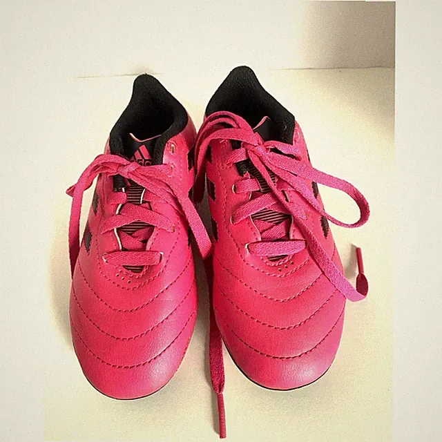 Adidas Girls Soccer Cleats Size 12K Goletto VIII 8 Shoes Pink Youth Kids Shoes