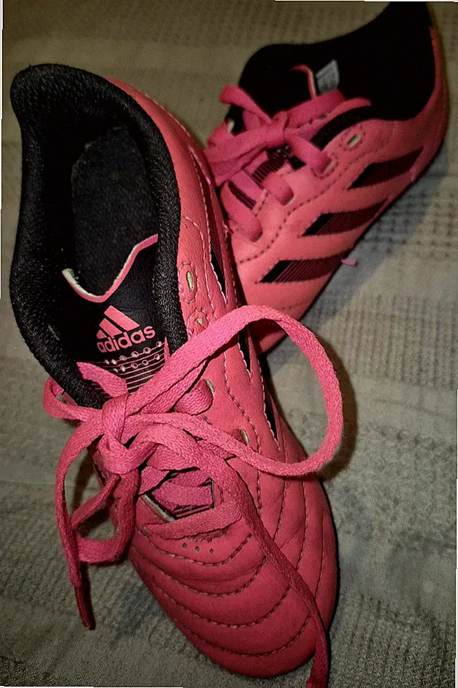 Adidas Girls Soccer Cleats Size 13 Hot Pink Cleets Used