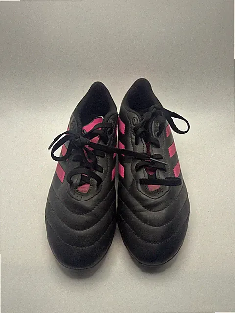 Adidas Girls' Soccer Cleats Size 4 Pink And Black