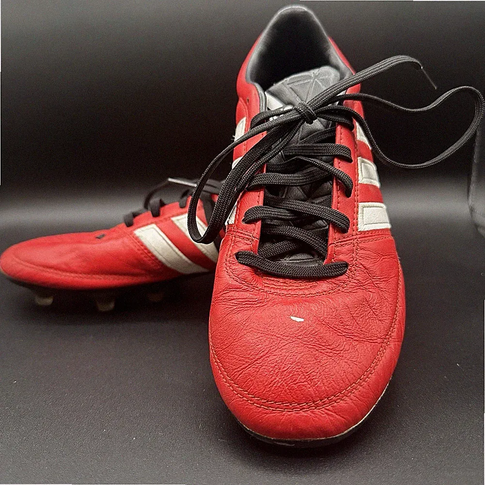 ADIDAS Gloro 16.1 FG Red Leather Soccer Cleats Football Boots Size US 6