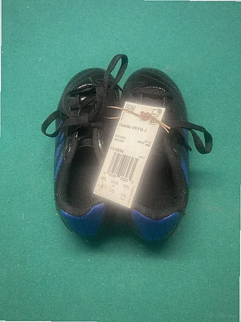 Adidas Goletta VII Kids Soccer Cleats Size 11 Blue & Black Brand New with Tag!