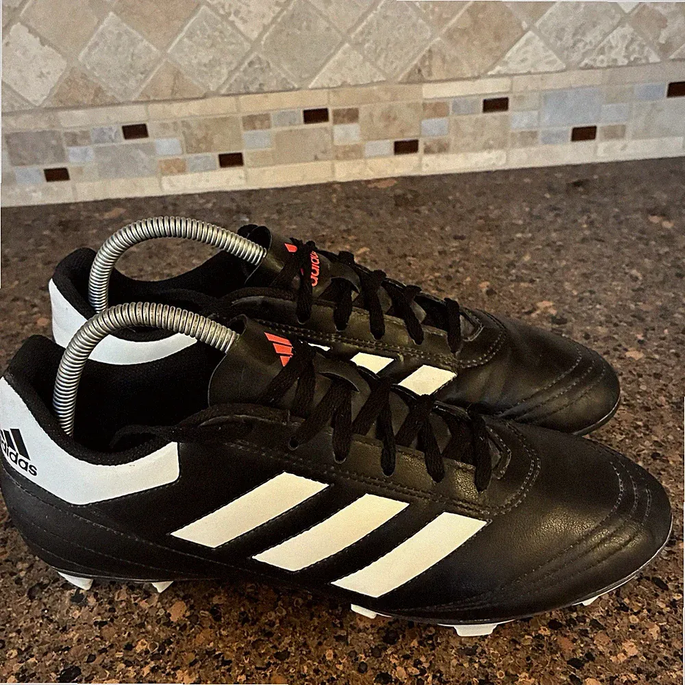 Adidas Goletto 6 FG AG Soccer Cleats Black White AQ4281 Mens Size 9