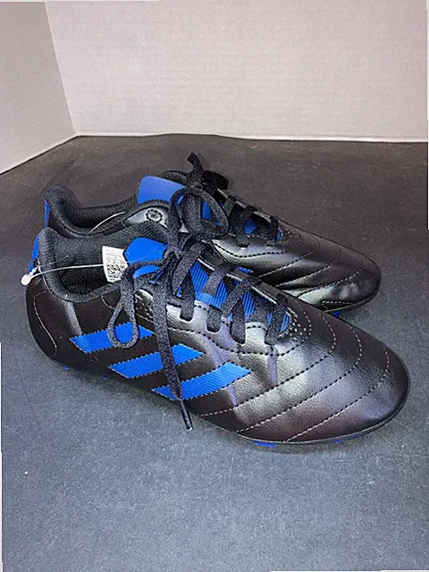 Adidas Goletto Black Blue Firm Ground Soccer Cleats Toddler Kids Size 3