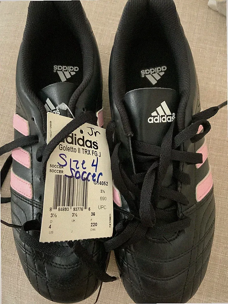 ADIDAS GOLETTO II TRX FG J SOCCER Shoes Cleats Sz 4 junior NWT