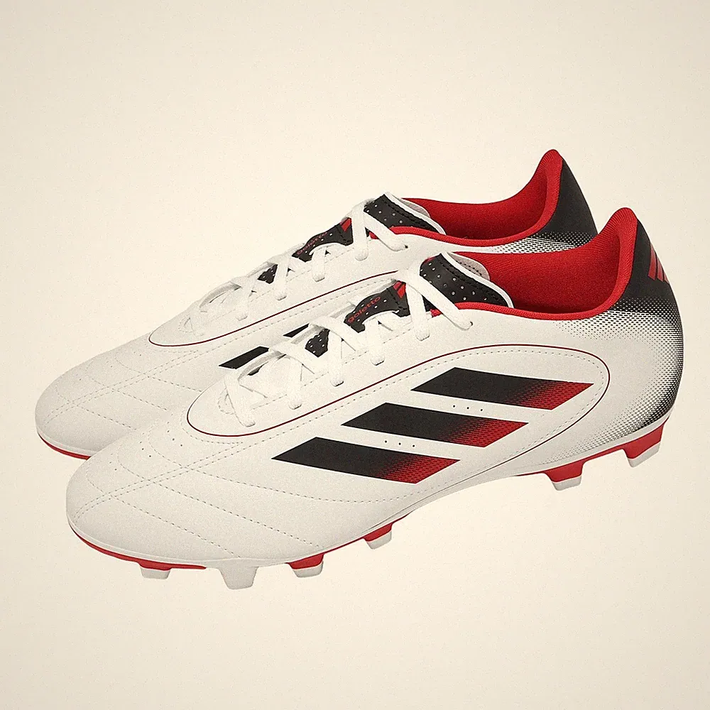 adidas Goletto IX FG/MG White Black Better Scarlet Men Soccer Cleats IH5863